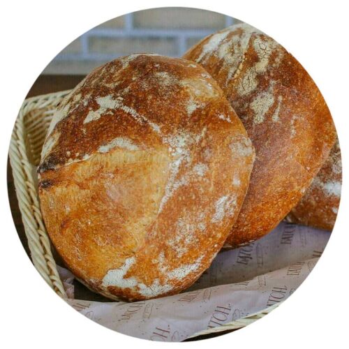 Пшеничный деревенский хлеб